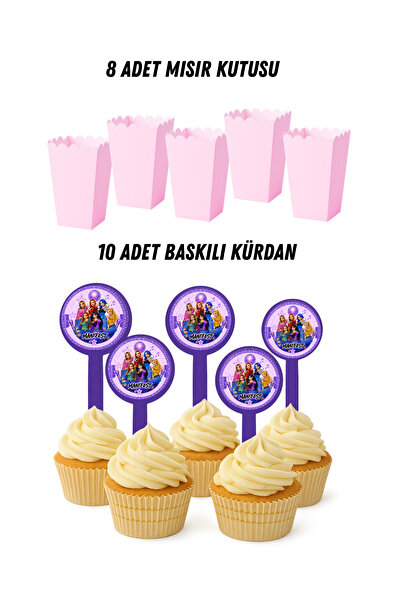 HAPPYLOOPPARTY Manifest Manifest Kız Grubu Doğum Günü Mısır Kutusu Baskılı Kü...