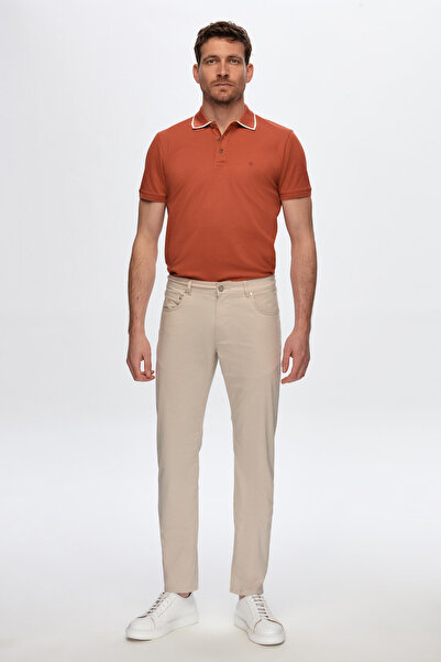 Damat Slim Fit Taş Chino Pantolon