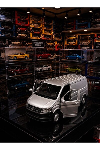 OYUNCAKSAHİLİ Volkswagen Transporter Panelvan Metal 11.5 cm Orjnal Minibüs Çe...