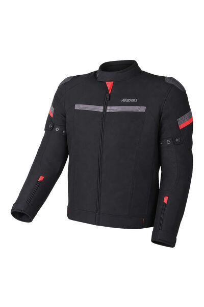 4Riders Valencia Slide Yazlık Korumalı Motosiklet Montu Siyah