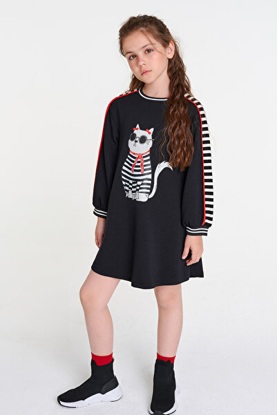 SheShe Cat Patterned Dress