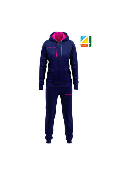 Givova Trening dama, Relax Lady, bleumarin/fuxia, XXS