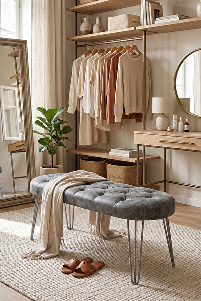Zem Louca Bench, Gri Silver