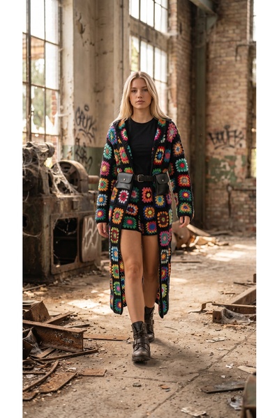 El örgüsü Ydr Design Cardigan