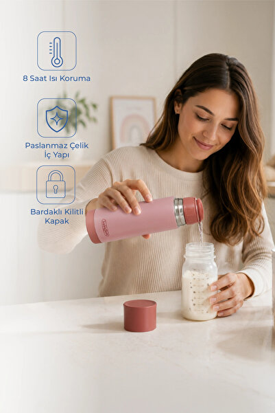 Babyjem Bebek Mama Çelik Termos 400ML