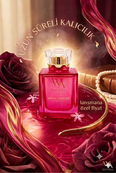 WANNA Dark Desire 100 ml Eau de Parfum Kadın Parfümü – Niş, Baştan Çıkarıcı &...