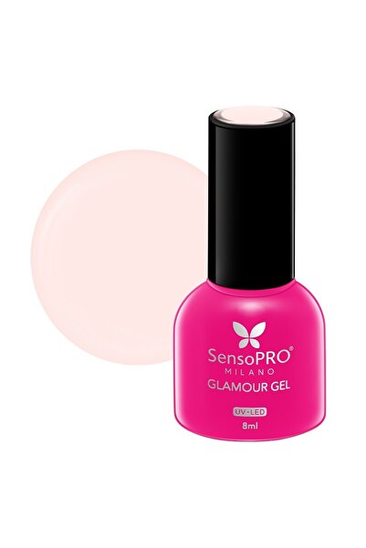 SensoPRO Milano Glamor Gel Ημιμόνιμο Βερνίκι Νυχιών 8ml, Κρέμα Φουντουκιού # 83