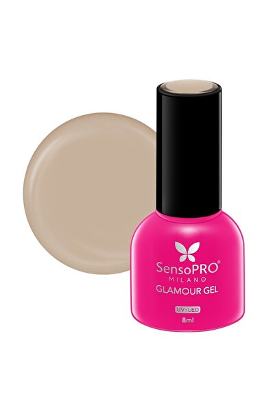 SensoPRO Milano Ημιμόνιμο Βερνίκι Νυχιών Glamour Gel 8ml, Choco Glam # 29