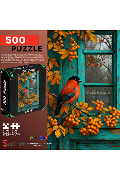 Soi Craft 500 Parça Puzzle Sakrak Kuşu #290