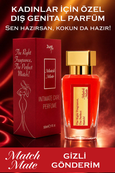 Just Art Match Mate Kadın Dış İntim Genital Bölge Parfümü 50ml Koku Giderici