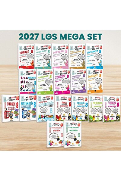 SİNAN KUZUCU YAYINLARI 2027 LGS MEGA SET
