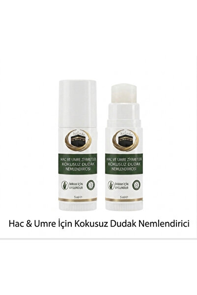 Hac&UmreSetim Hac ve Umre İçin Seyahat Boy Kokusuz Dudak Nemlendirici