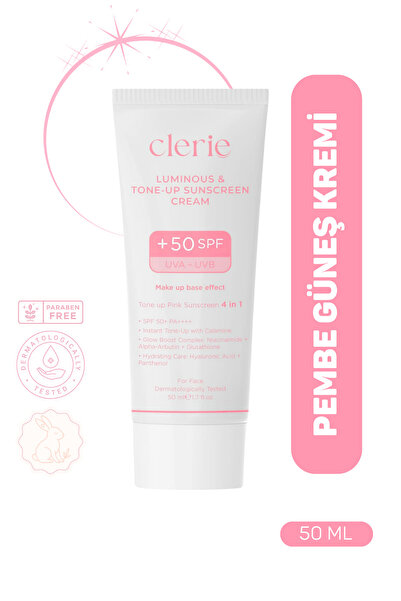 Clerie Cosmetics Anti-Blemish Tone Equalizing Pink Sunscreen Spf 50+ Pa++++ 5...