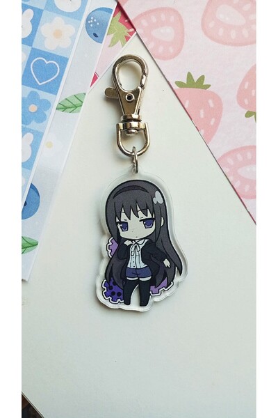Atölye Moonlit Madoka Magica Homura Anahtarlık