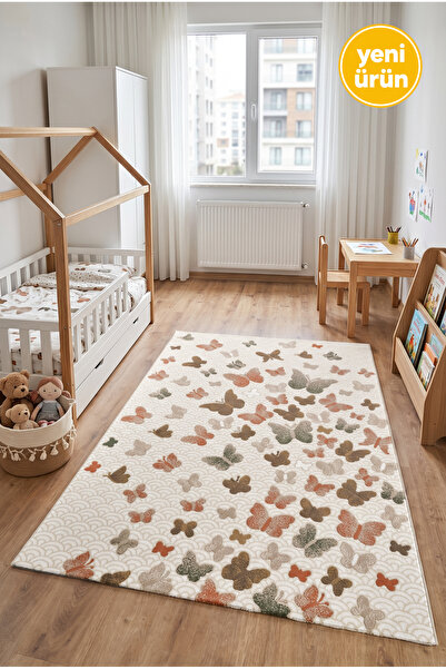 SERENZA HOME LİVİNG Tiny Tales Çocuk halısı Genç Odası Yumuşak Dokulu Erkek B...