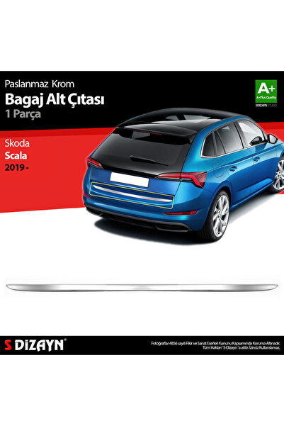 S Dizayn S-Dizayn Skoda Scala Krom Bagaj Çıtası 2019 Üzeri 7220050