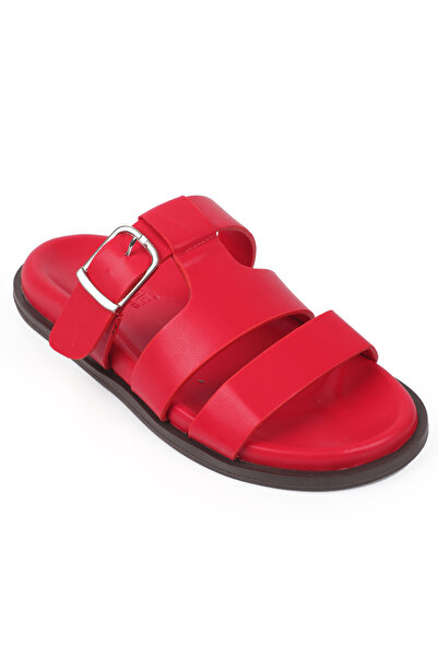 Capone Outfitters Florrie Three-Strap Buckle Women's Slippers