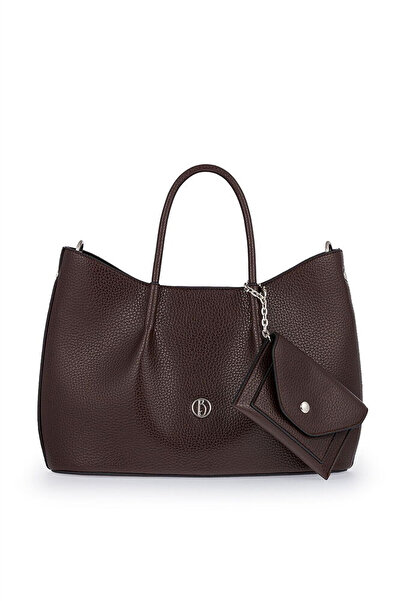 Bilik Deri Women's Handbag with Logo Detail