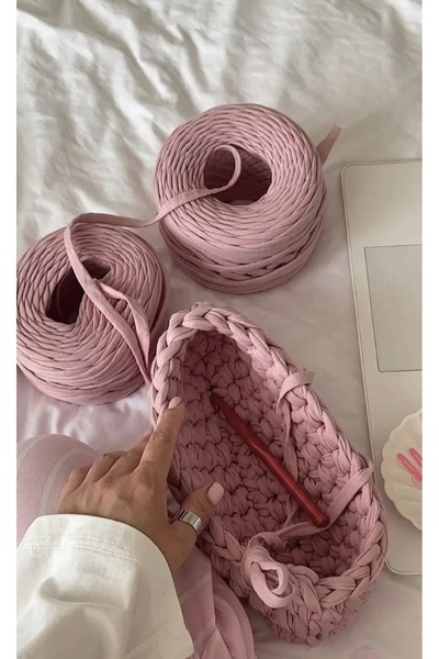 UMRA collection Penye ip 300-400gr Toz pembe