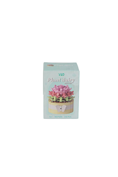 Generic Brand P1255 Panlos Simulation Flower Series 232 Pieces Block Toy