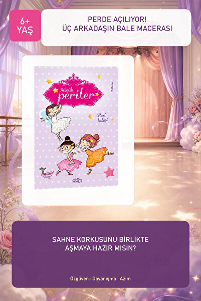 Abm Yayınevi Küçük Periler Peri Balesi 6+ Yaş Çocuk Hikaye Kitabı
