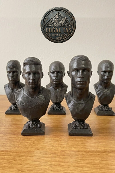 Craft3D Atölye Ronaldo-Messi-Mbappe-Haaland-Neymar (13'er cm )( (HEDİYE PAKET...