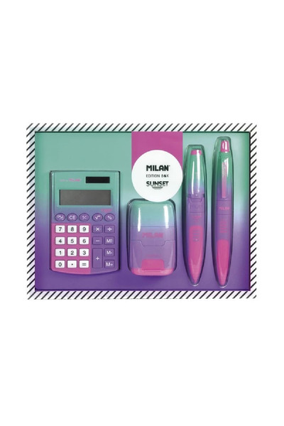 Milan Set cadou calculator Sunset roz