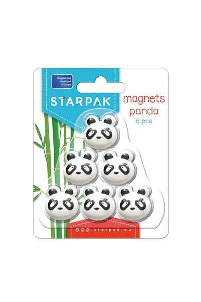 Starpak Magneti Panda, 6 buc/set -