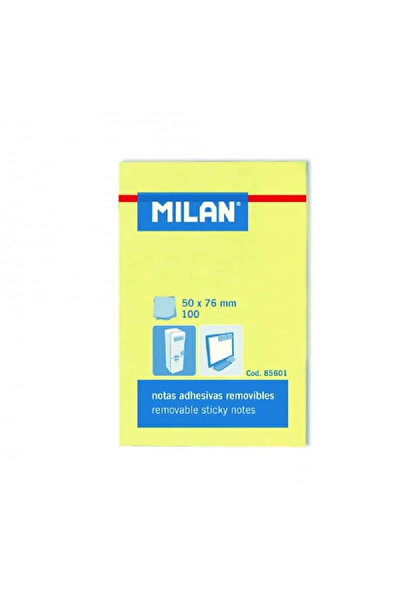 Milan Bloc notes adeziv 50x76 Galben Pal