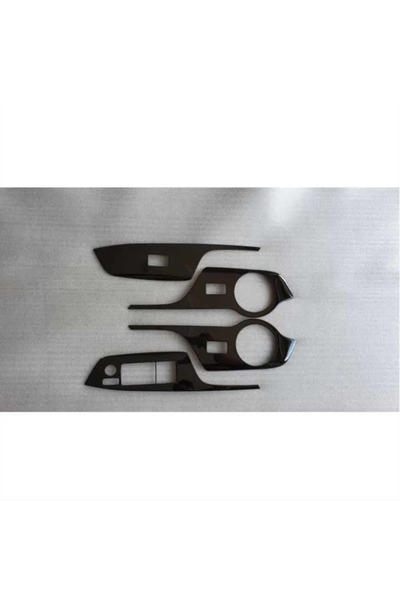 cng tuning Toyota C-Hr Compatible 2016-2019 Door Armrest Trim Titanium Black ...