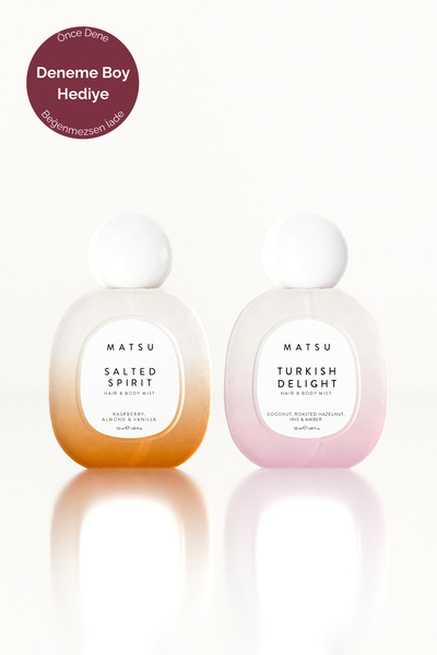MATSU Salted Spirit & Turkish Delight Mist & Saç Parfümü Seti - Ferah Deniz E...