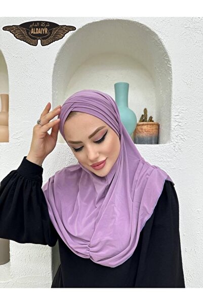 ALDAIYR Sandy Fabric Ready-To-Wear Practical 3-Strap Hijab