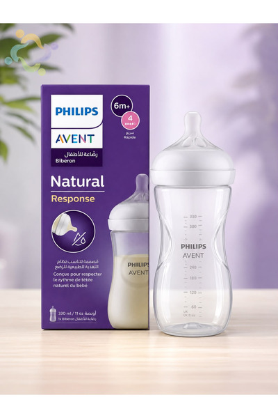 Philips Avent Philips Avent Natural Feeding Bottle 330ml x1 (SCY906/01) Plastic