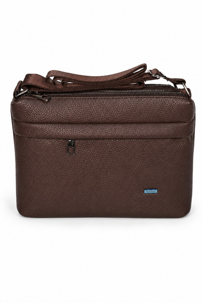 dukidasoturkiye Duki Daso Iconic Series - Brown Leather Look Casual Sling Bag...
