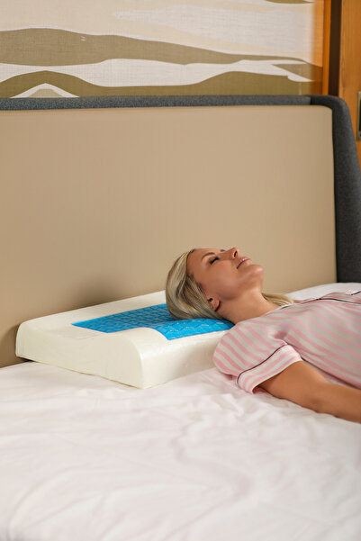 Simple. The Pillow Jelli Boyun Destekli Visco Yastık Boyun Fıtığı Boyun Düzleşmesi Boyun Ağrısı Için Ortopedik Boyun Ya