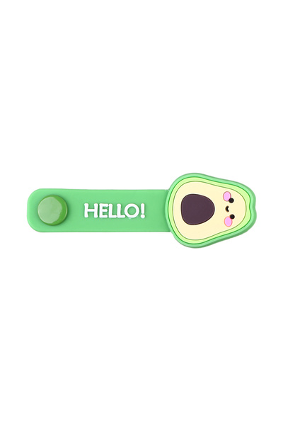 Choice4 Avocado Fruit Flower Cable Winder Silicone Multifunction Data Line St...