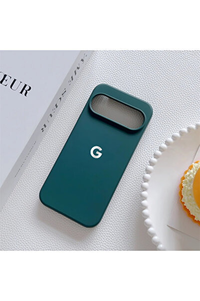 Choice Google Pixel 10pro Dark Green Color Skin Feel Liquid Silicone Phone Ca...