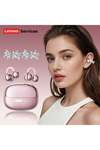 Choice4 Lenovo Pink Bow Choice LE302 OWS Ear Clip Wireless Earphones Low Late...