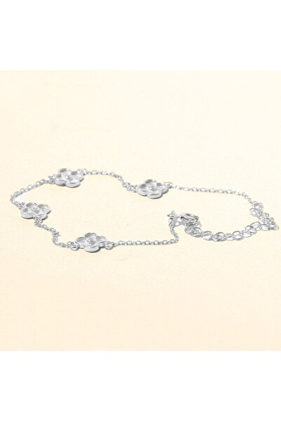 Eva Pırlanta Yonca Bileklik 718525 Silver