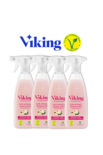 Viking Premium Çok Amaçlı Yasemin & Vanilya 750 Ml 4 Adet