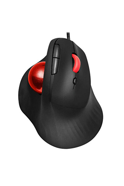 Choice Red JOMAA Wired Trackball Mouse Vertical Ergonomic Mice Thumb Control ...