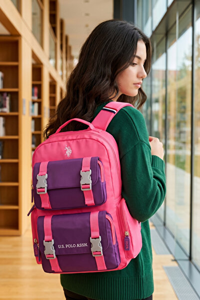 U.S. Polo Assn. حقيبة ظهر مدرسية للجنسين من US Polo Assn 24083-24080-24079-24...