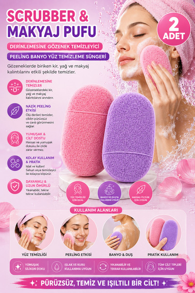 Nera Classy Derinlemesine Gözenek Temizleyici Peeling Pedi & Yüz Temizleme Sü...