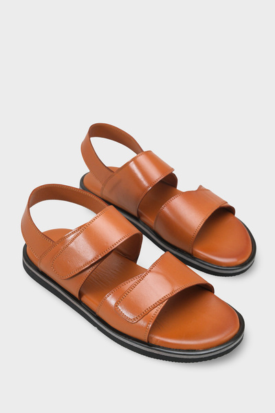 Capone Outfitters Wilfrid Velcro Double Strap Open Toe Men's Sandals