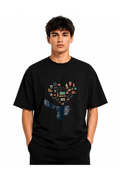 Inscriptie Unisex Βαμβακερό T-Shirt Υψηλής Ποιότητας  "Γνώση "
