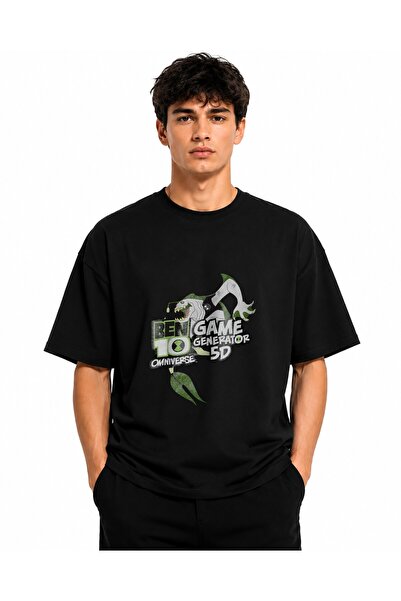 Inscriptie Tricou Unisex Bumbac Premium Casual " Ben 10 5D "
