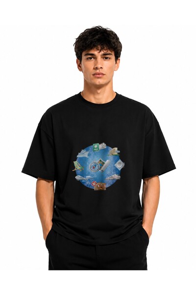 Inscriptie Tricou Unisex Bumbac Premium Casual " Vacanta "