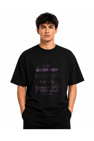 Inscriptie Unisex Βαμβακερό T-Shirt Υψηλής Ποιότητας " Ό,τι αποφασίσεις να κά...