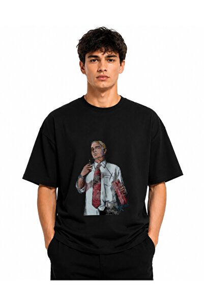 Inscriptie Ουνισέξ Βαμβακερό T-shirt Υψηλής Ποιότητας " Eminem - καρτούν "
