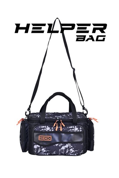 Fujin Black Camo Helper Bag - Balıkçı Çantası